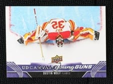 2023-24 Upper Deck UD Canvas Dustin Wolf #C109 card