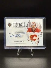 2023-24 Upper Deck Ultimate Collection Ultimate Rookie Signatures Dustin Wolf #URS-DW card
