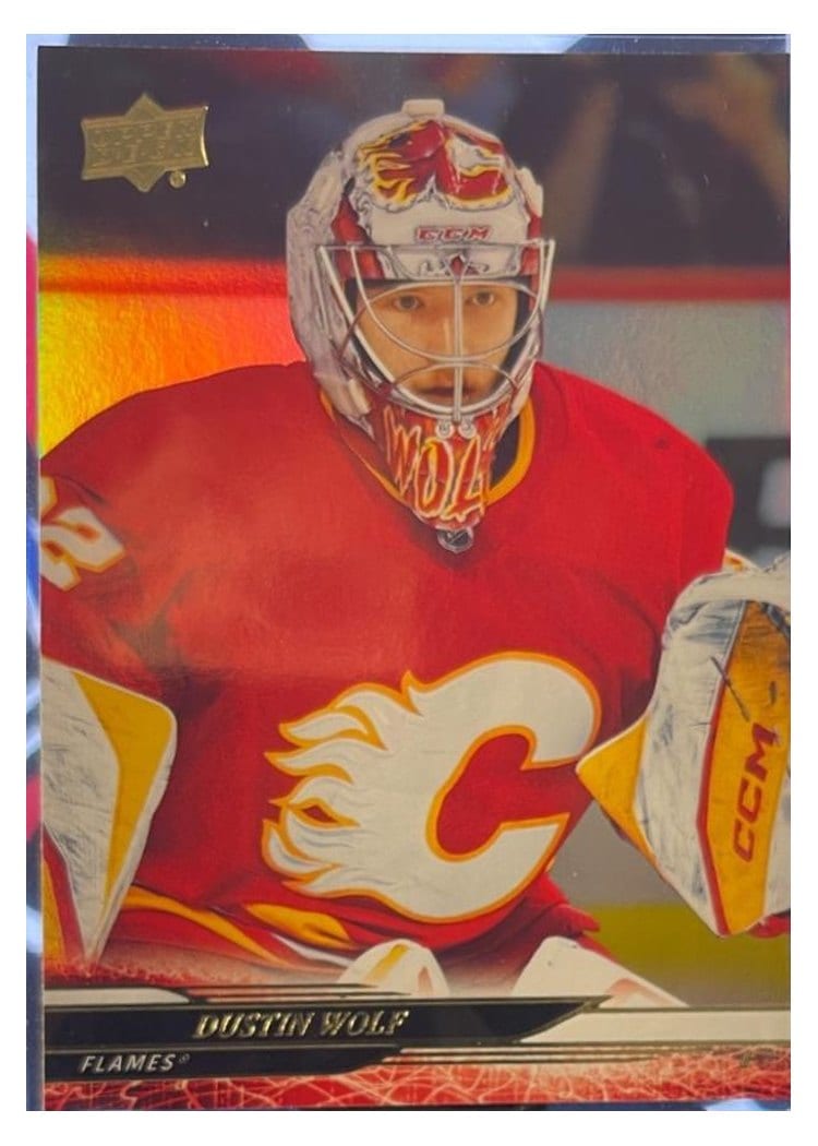 2024-25 Upper Deck Base Set Dustin Wolf #30 card