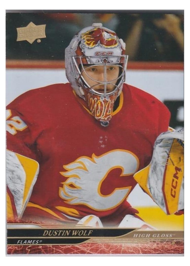 2024-25 Upper Deck Base Set Dustin Wolf #30 card