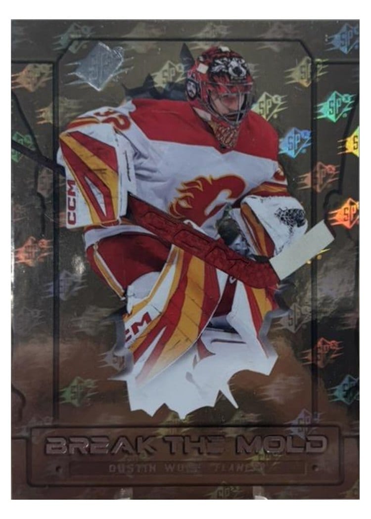 2025-26 SPx Break the Mold Dustin Wolf #BM-13 card