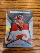 2025-26 Upper Deck Black Diamond Diamond Stars Dustin Wolf #BDS-DW card