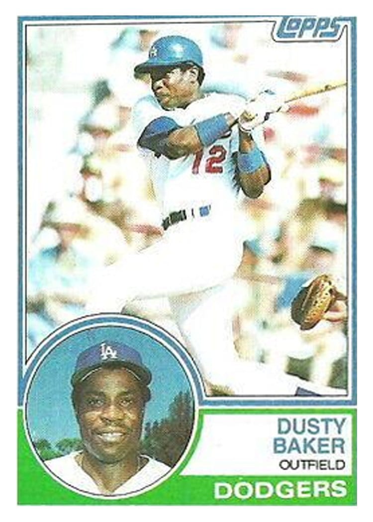 1983 Topps Dusty Baker #220 card