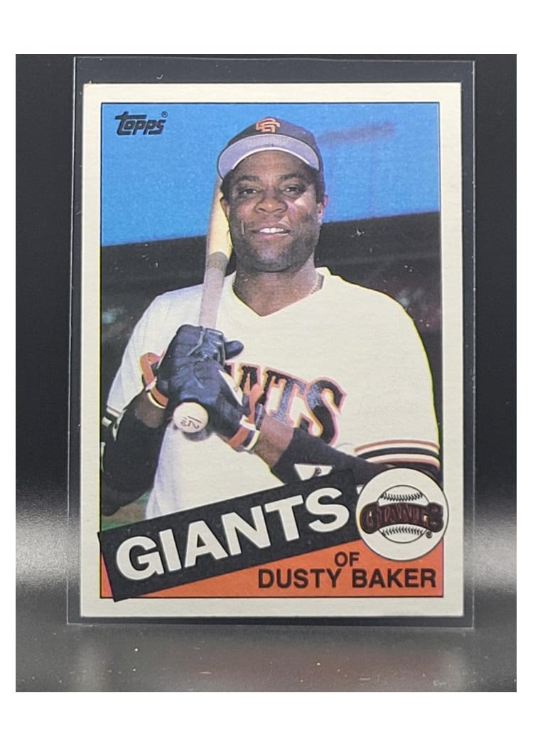 1985 Topps Dusty Baker #165 card