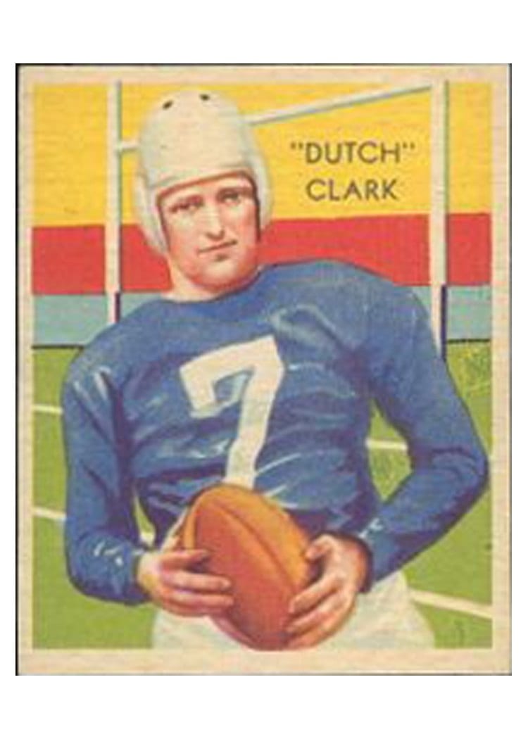 1935 National Chicle Dutch Clark #1 card