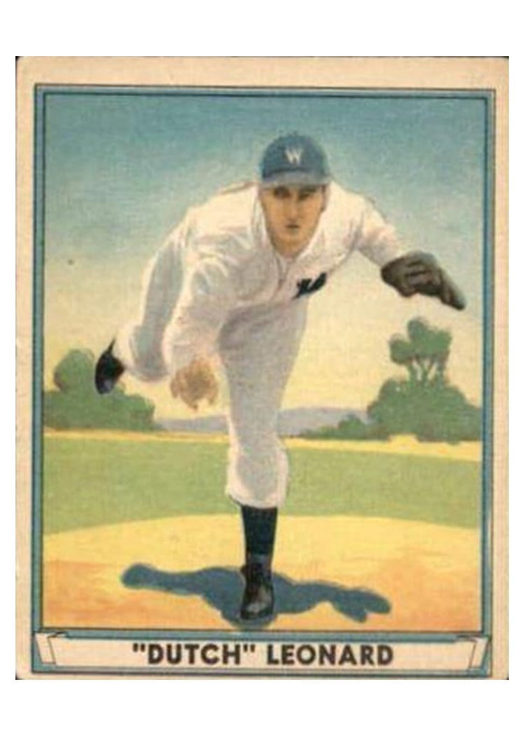 1941 Play Ball Dutch Leonard #24 card