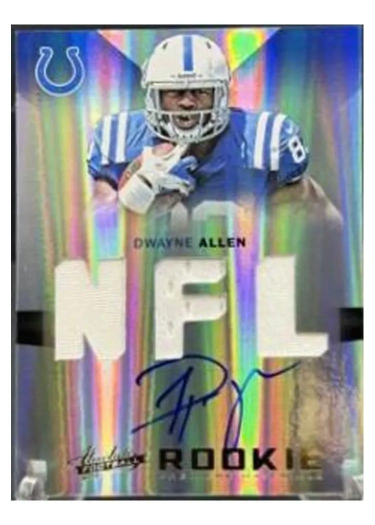2012 Panini Absolute Dwayne Allen #213 card