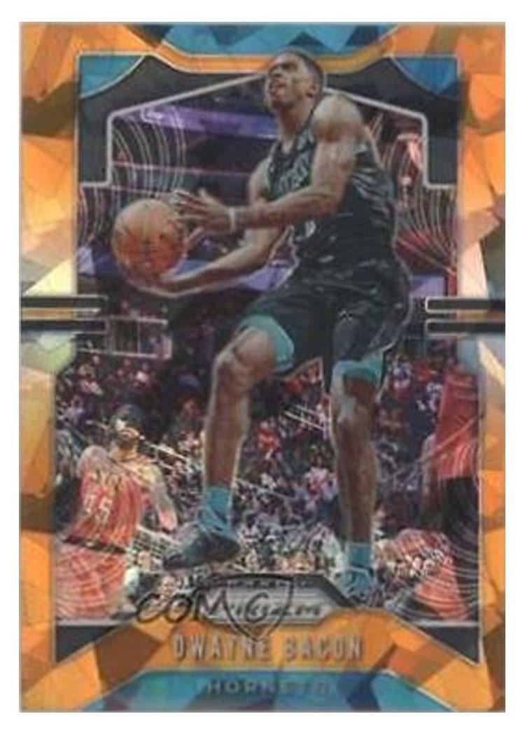 2019-20 Panini Prizm Base Set Dwayne Bacon Orange Prizm #59 card