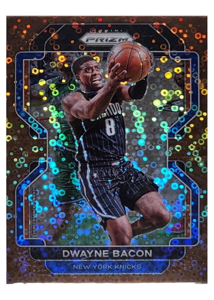 2021-22 Panini Prizm Base Set Dwayne Bacon Fast Break Bronze Prizm #197 card