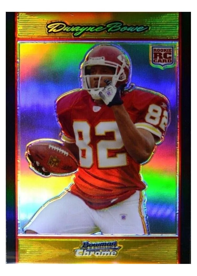 2007 Bowman Chrome Dwayne Bowe #BC78 card