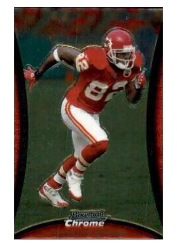 2008 Bowman Chrome Dwayne Bowe #BC183 card