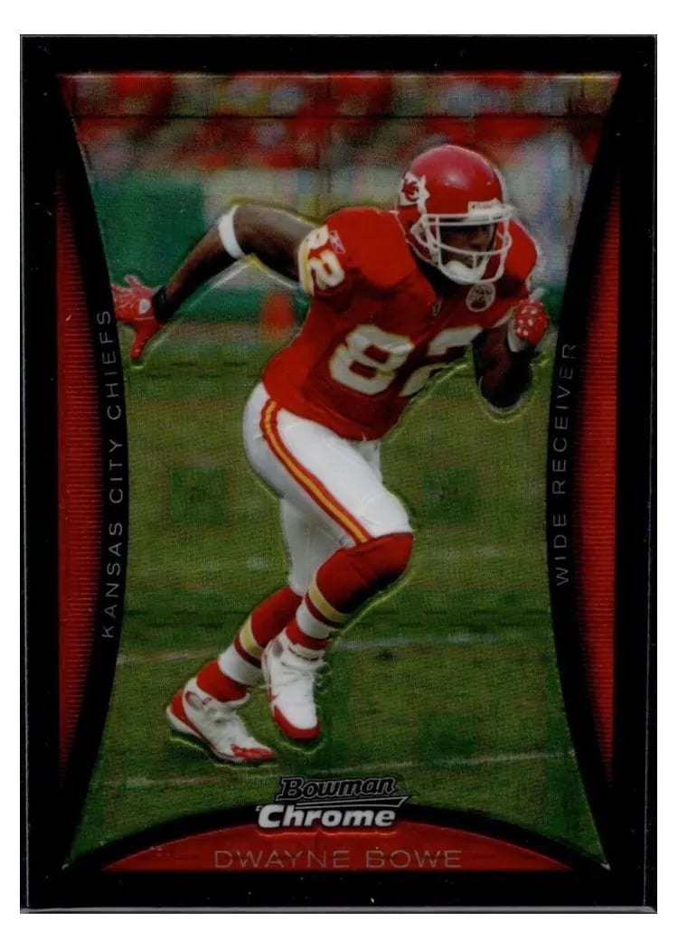 2008 Bowman Chrome Dwayne Bowe #BC183 card