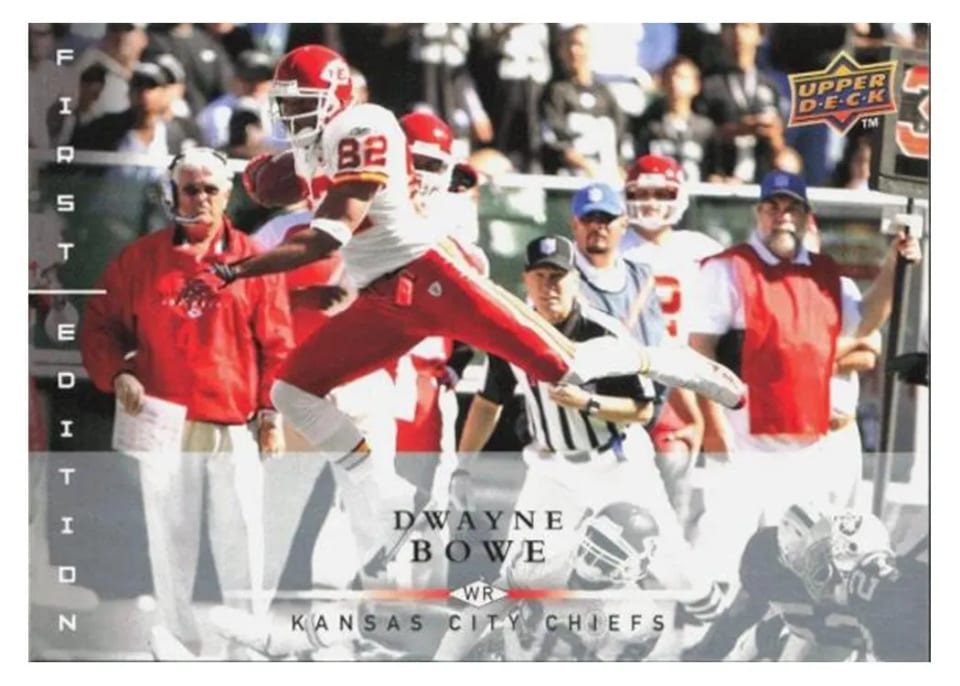 2008 Upper Deck First Edition Dwayne Bowe #73 card