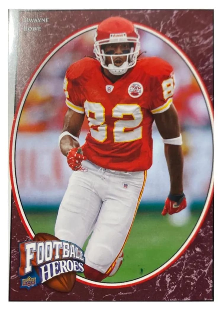 2008 Upper Deck Heroes Dwayne Bowe #40 card