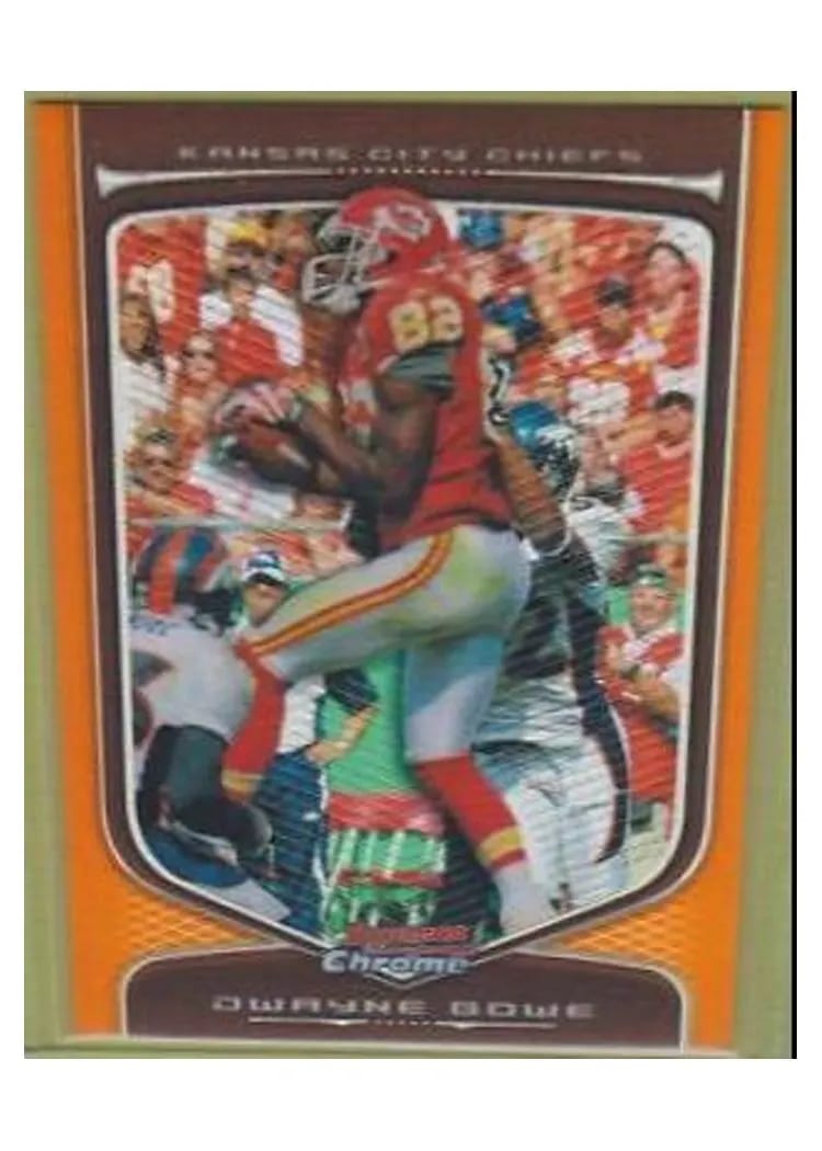 2009 Bowman Chrome Dwayne Bowe #82 card