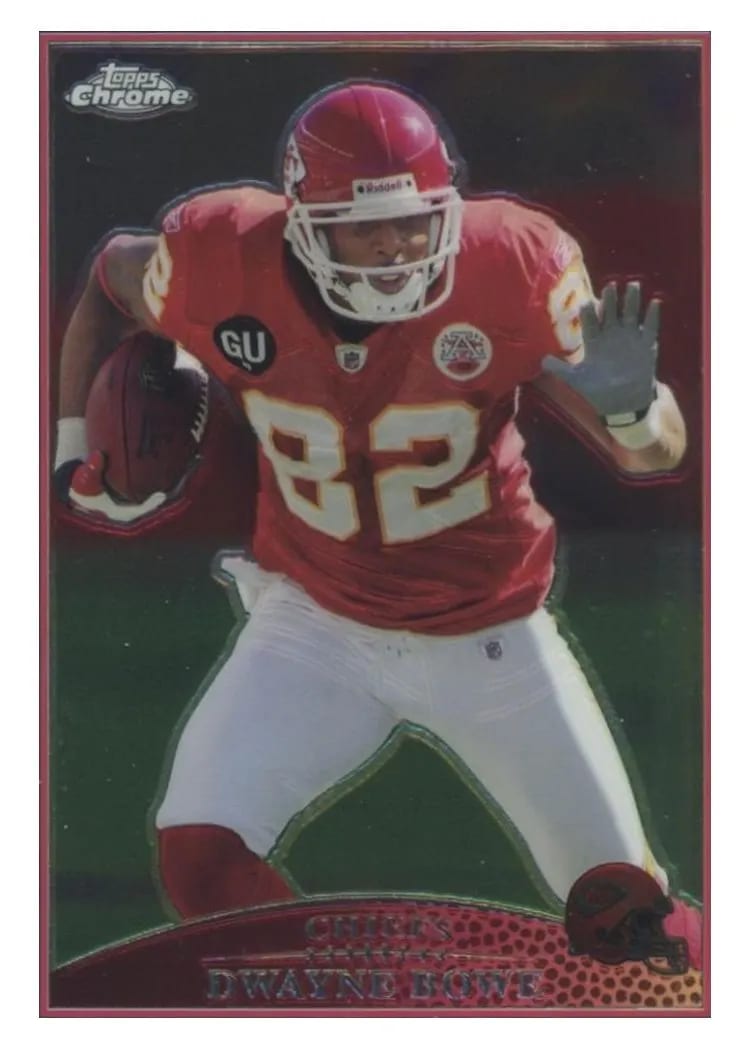 2009 Topps Chrome Dwayne Bowe #TC52 card