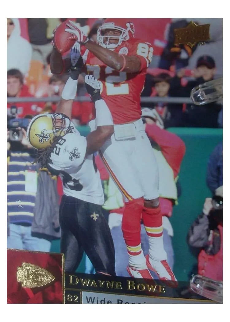 2009 Upper Deck Dwayne Bowe #100 card