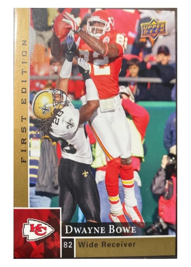 2009 Upper Deck First Edition Dwayne Bowe #77 card