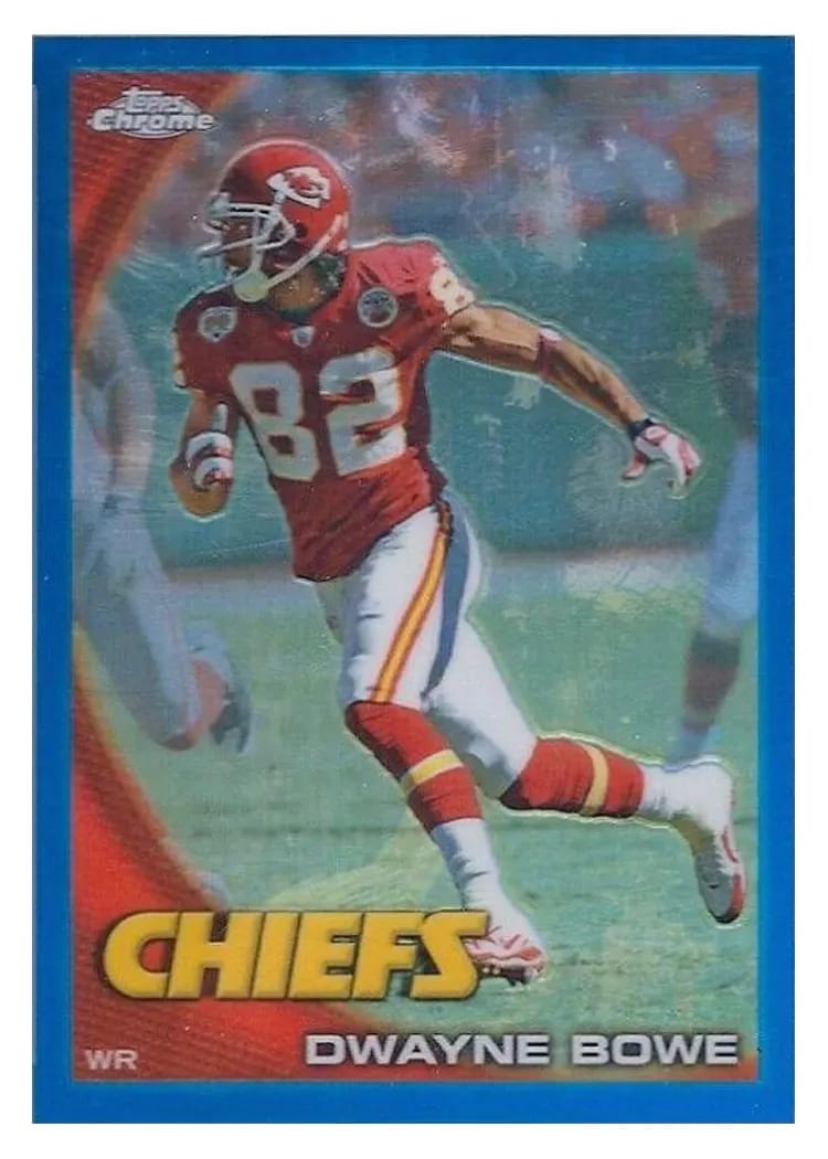 2010 Topps Chrome Dwayne Bowe #C177 card