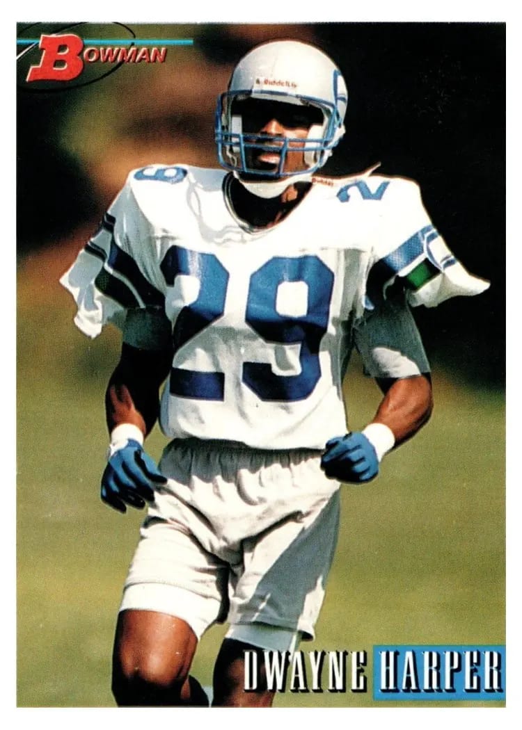 1993 Bowman Dwayne Harper #27 card