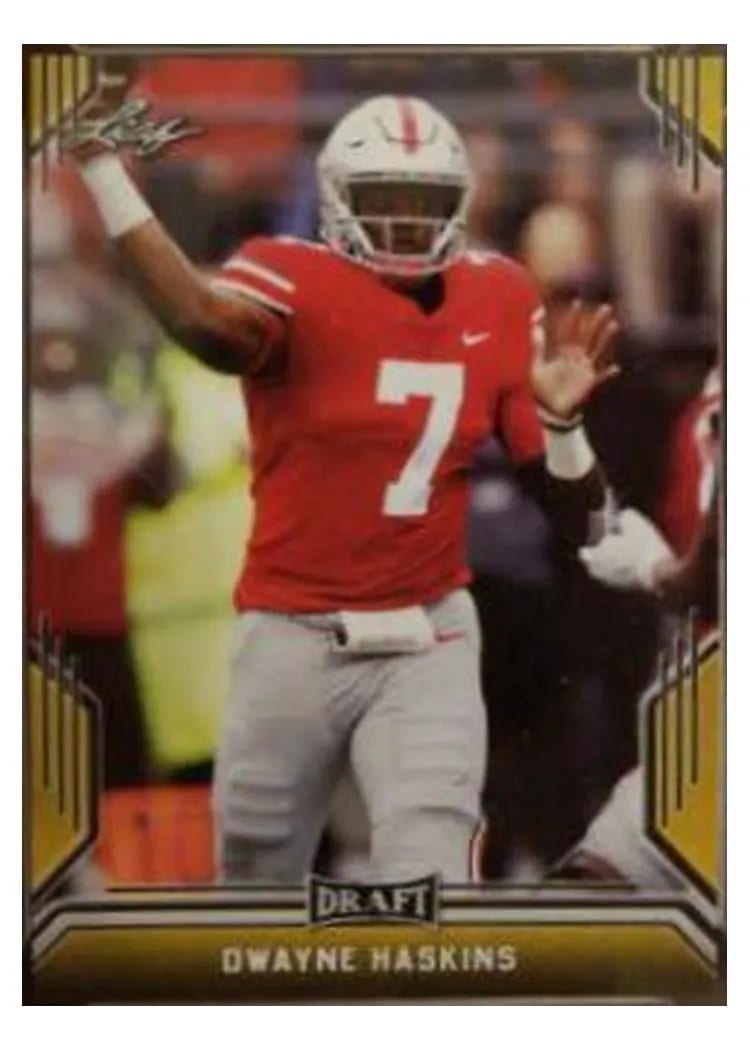 2019 Leaf Draft Dwayne Haskins #27 card