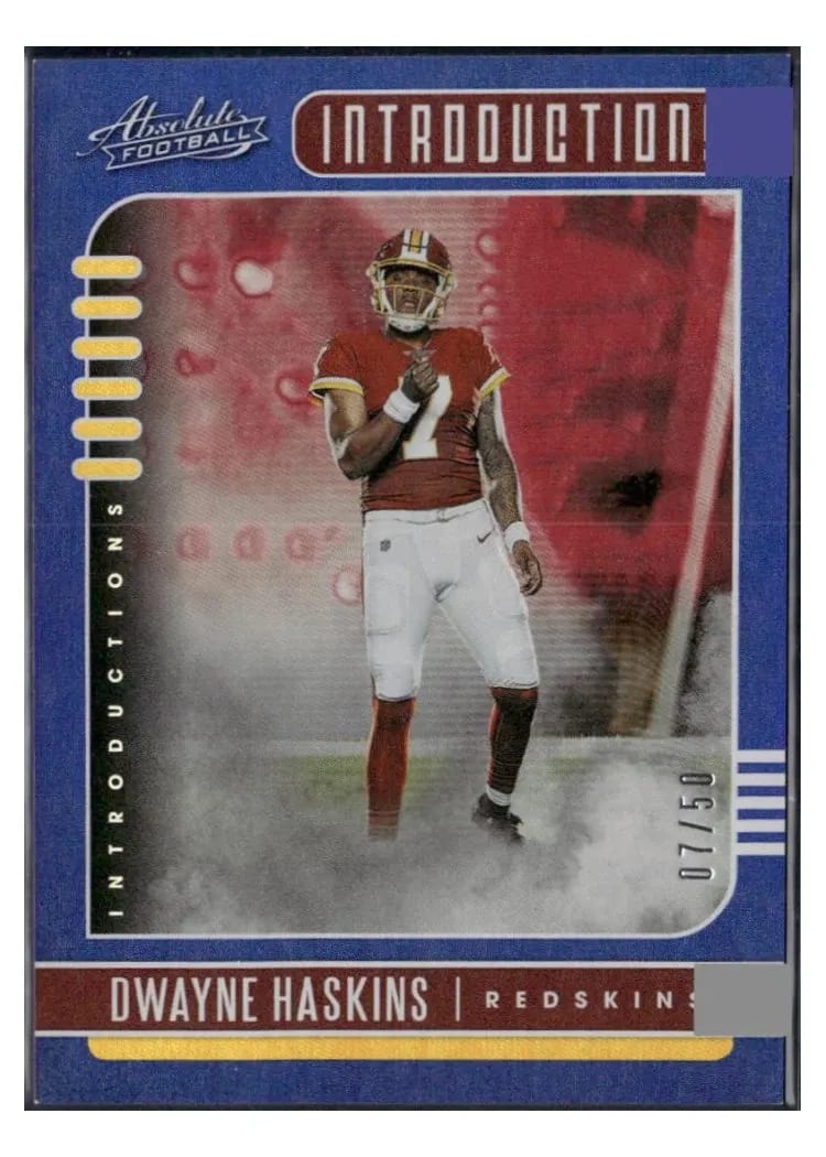 2019 Panini Absolute Introductions Dwayne Haskins #9 card
