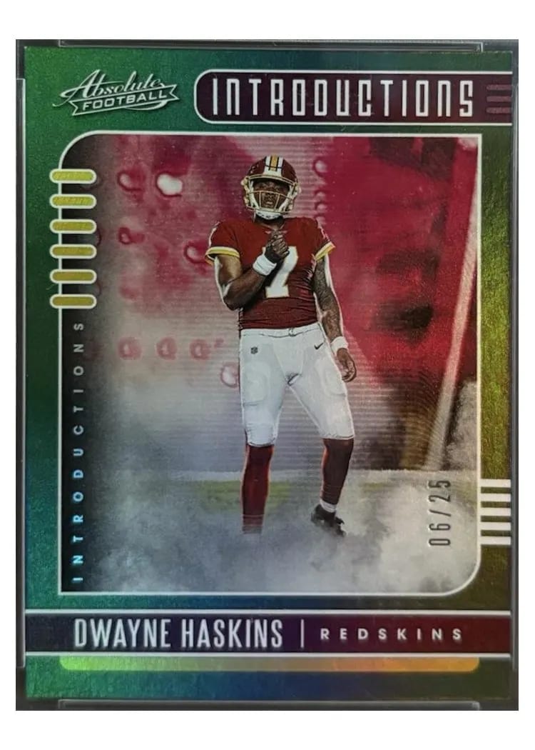 2019 Panini Absolute Introductions Dwayne Haskins #9 card