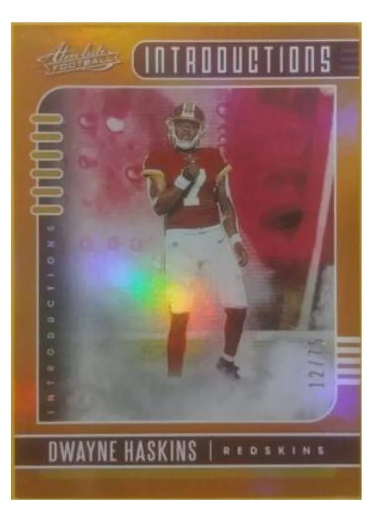 2019 Panini Absolute Introductions Dwayne Haskins #9 card