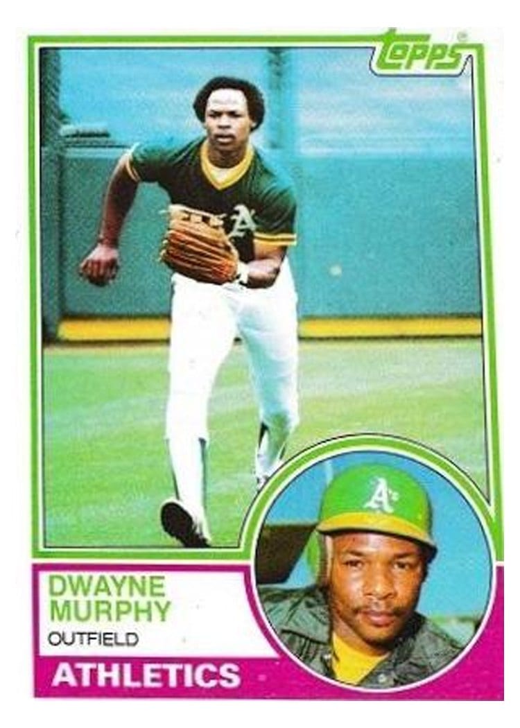 1983 Topps Dwayne Murphy #598 card