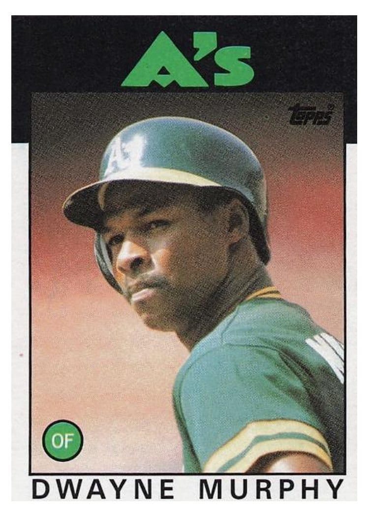 1986 Topps Dwayne Murphy #8 card