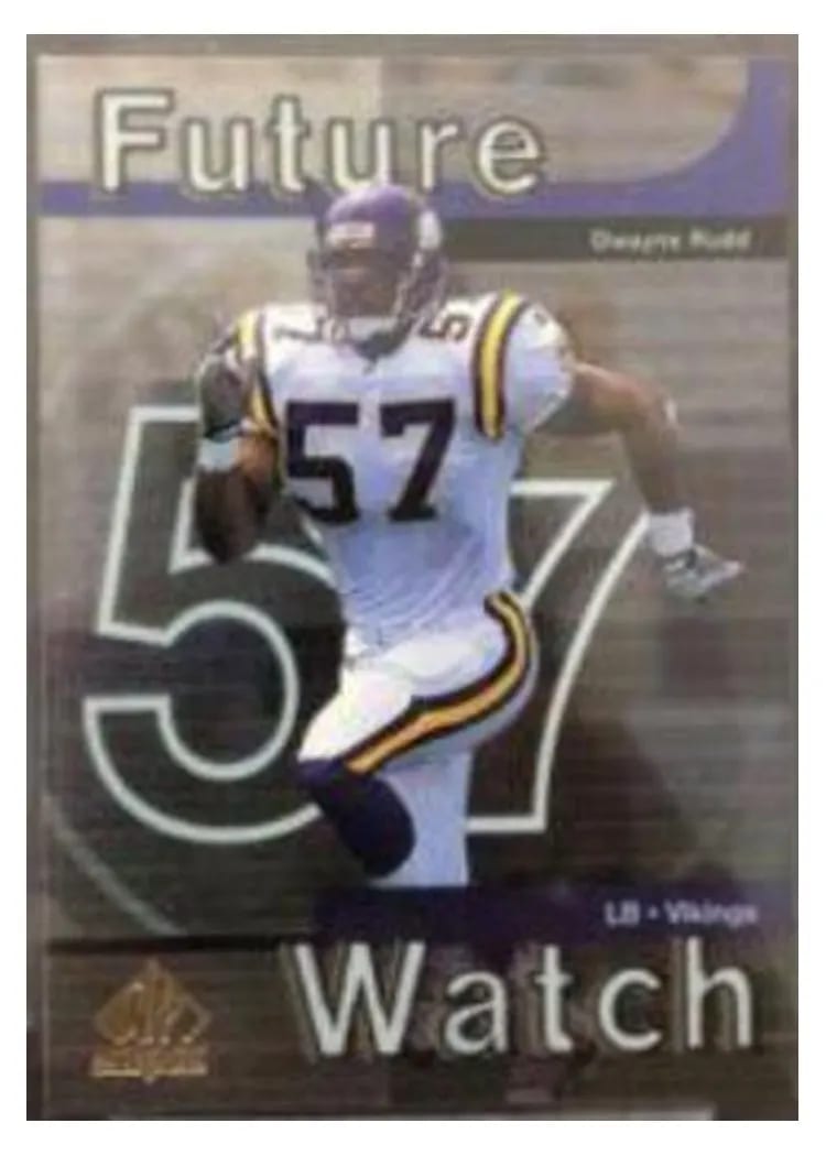 1997 SP Authentic Dwayne Rudd #16 card