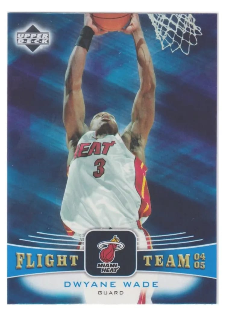 2004 Upper Deck Flight Team Dwayne Wade #FT15 card