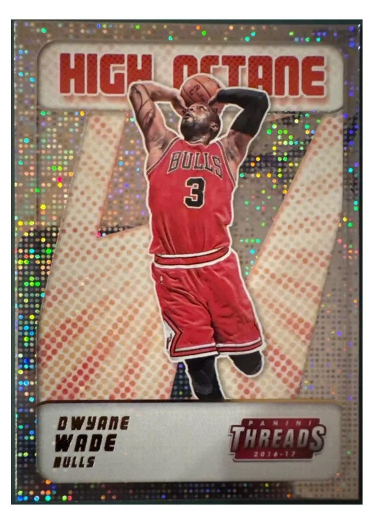 2016 Panini Threads High Octane Dwayne Wade Dazzle #14 card