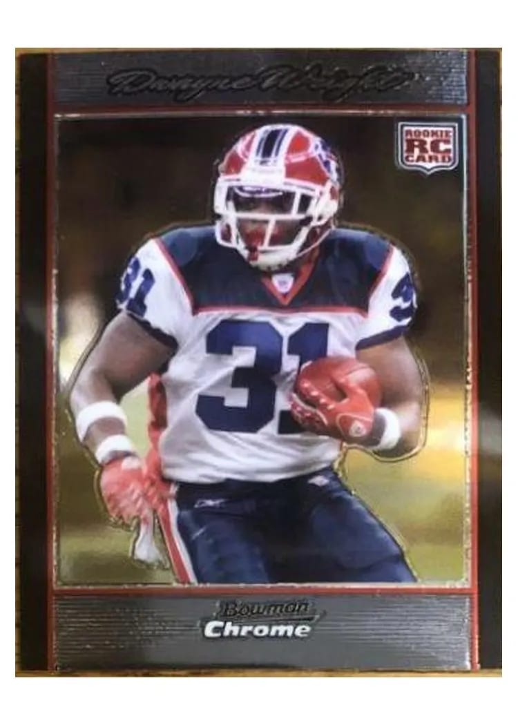 2007 Bowman Chrome Dwayne Wright #BC99 card