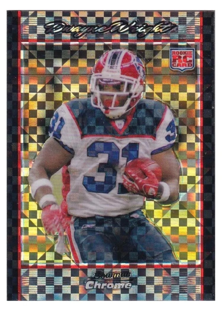 2007 Bowman Chrome Dwayne Wright #BC99 card