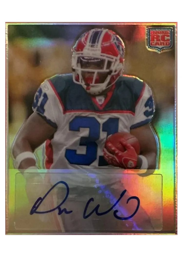 2007 Bowman Chrome Dwayne Wright #BC99 card