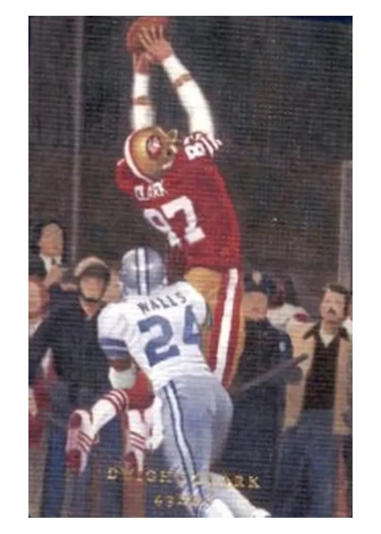 2008 Upper Deck Masterpieces Dwight Clark #28 card