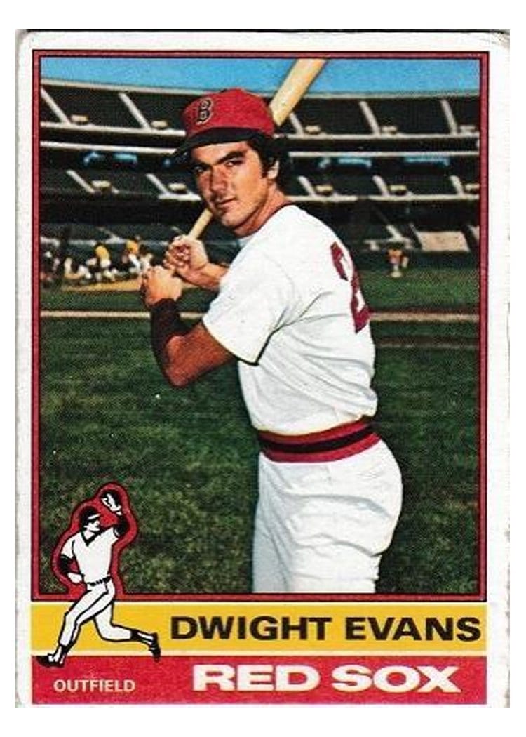 1976 Topps Dwight Evans #575 card