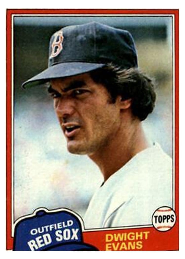 1981 Topps Dwight Evans #275 card
