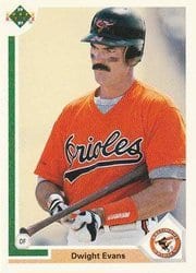 1991 Upper Deck Base Set Dwight Evans #776 card