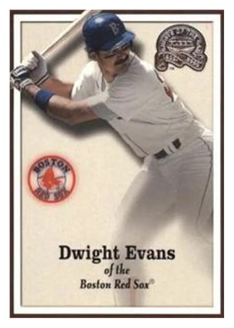 2000 Fleer Greats Dwight Evans #47 card