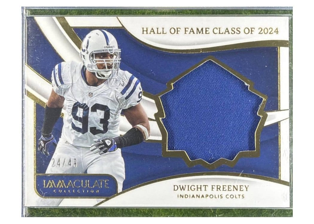 2024 Panini Immaculate Collection Immaculate HOF Jerseys Dwight Freeney #20 card
