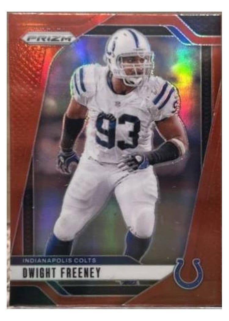 2024 Panini Prizm Base Set Dwight Freeney Red #127 card