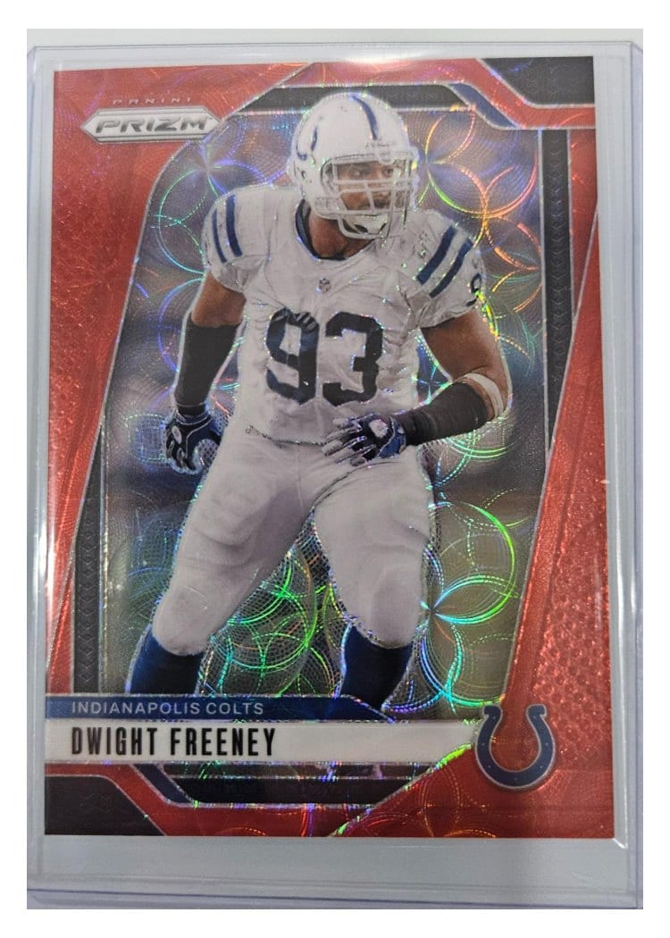 2024 Panini Prizm Base Set Dwight Freeney Choice Red #127 card