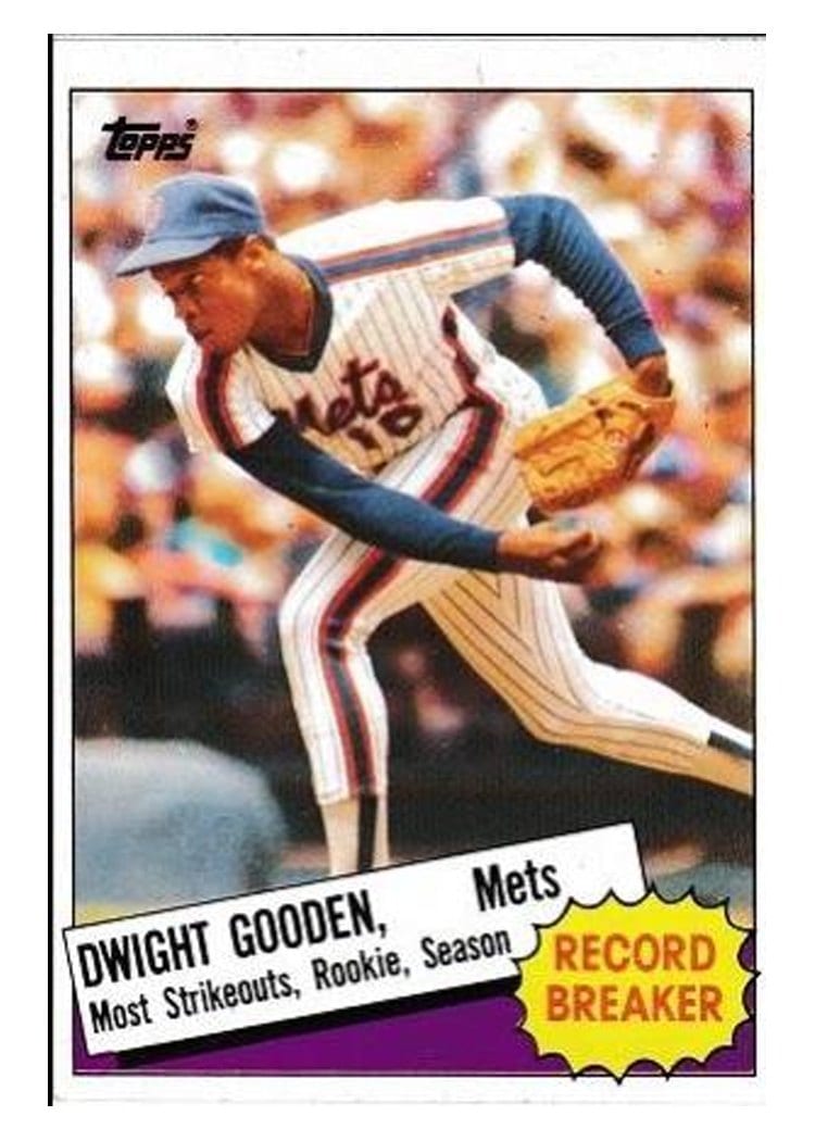 1985 Topps Dwight Gooden #3 card