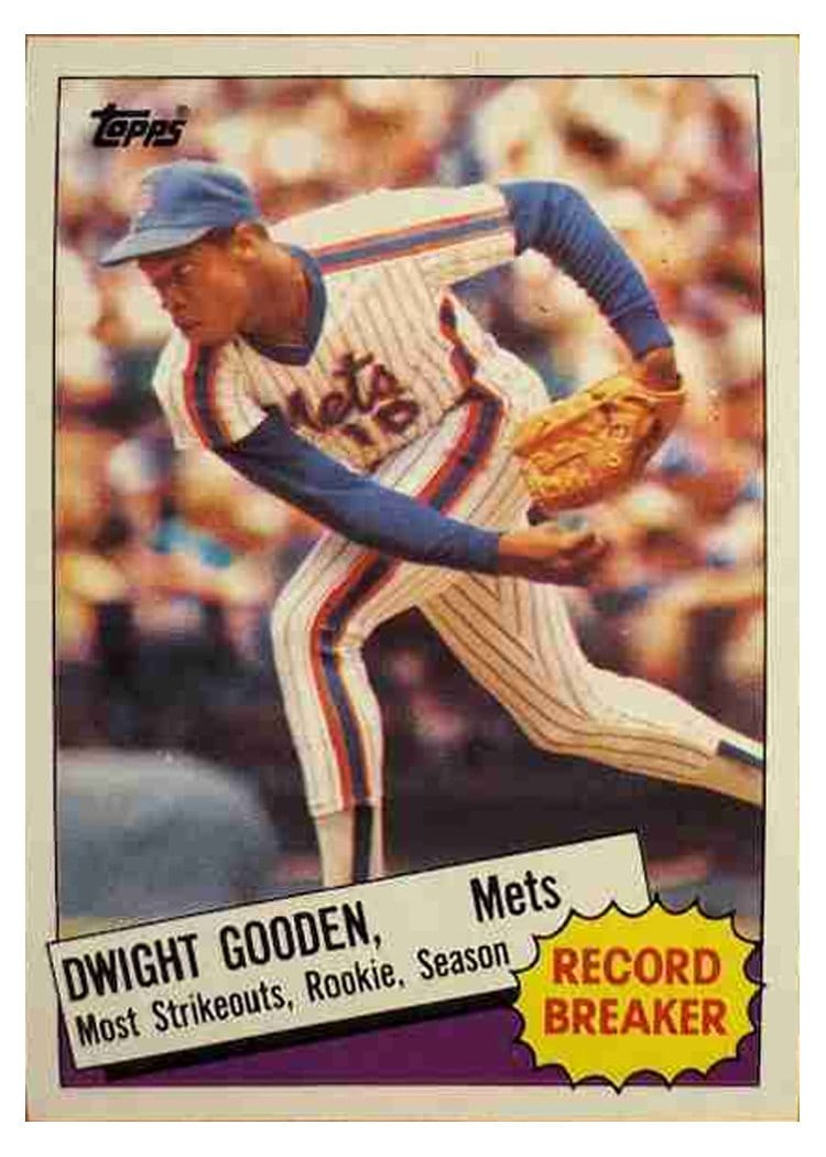1985 Topps Base Set Dwight Gooden #3 card
