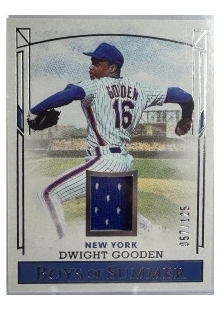 2024 Panini Boys of Summer Pastime Materials Dwight Gooden #PM-DG card
