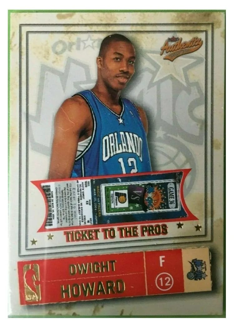 2004 Fleer Authentix Dwight Howard #129 card