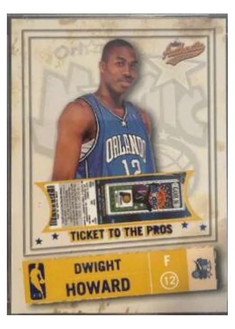 2004 Fleer Authentix Dwight Howard #129 card