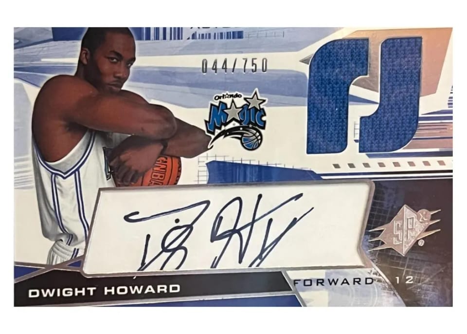 2004 Spx Dwight Howard Signed Jersey #147
